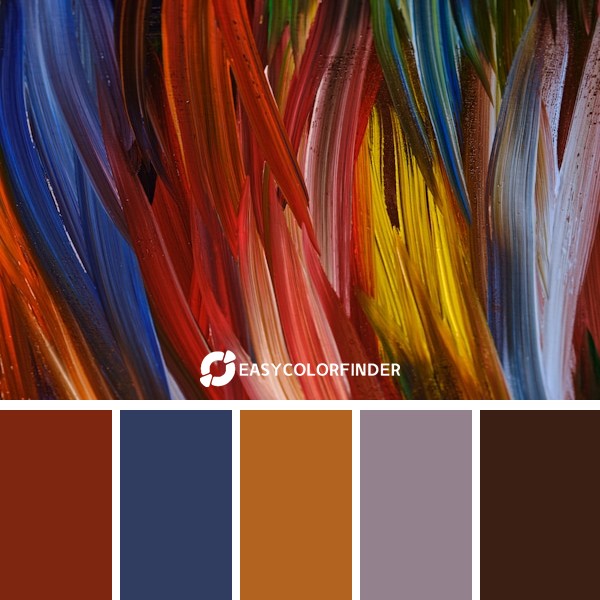 Color Palette 1290 | colorful abstract painting texture and background
