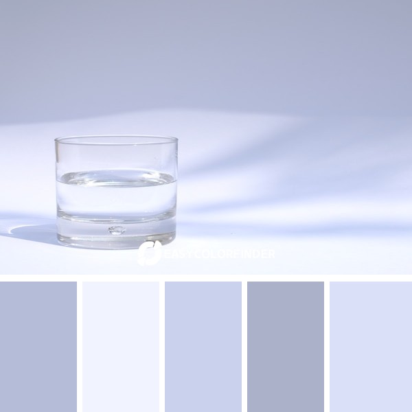Color Palette 1167 | glass half full