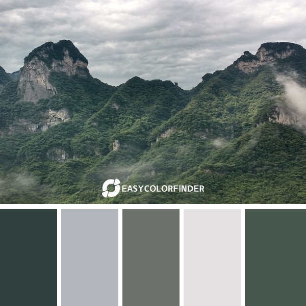 green plant covermountains