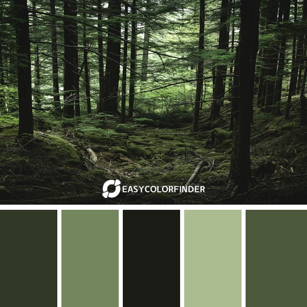 green trees