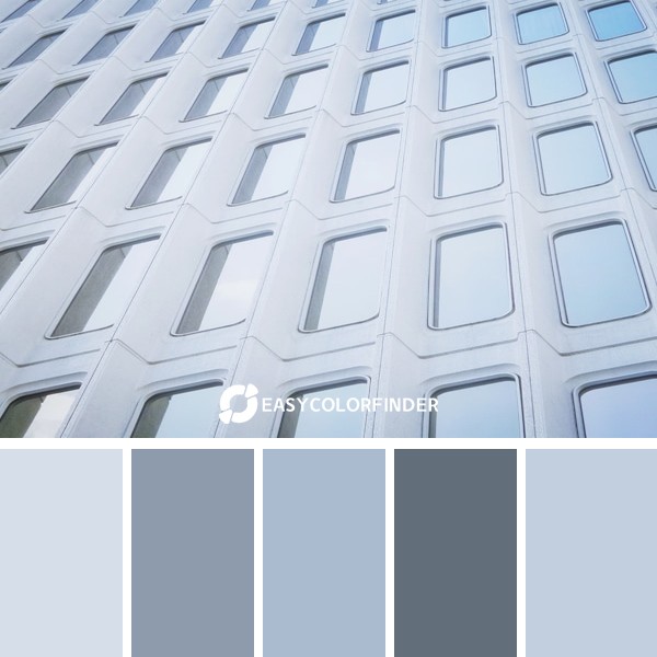 Color Palette 1165 | low angle photography of paneled surface