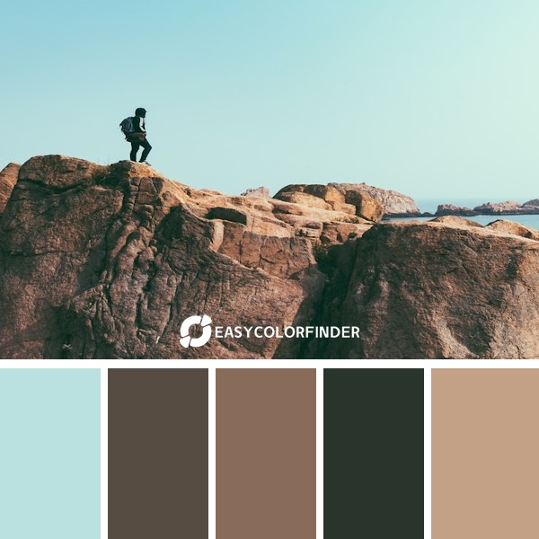 Color Palette 76 | Standing atop a Mountain