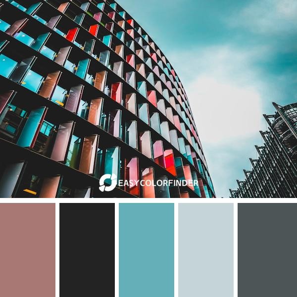 multicolorbuilding under cloudy sky