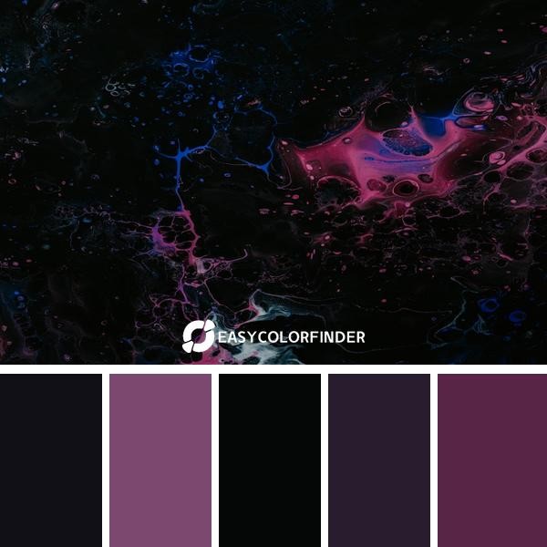 purple and black abstract painting