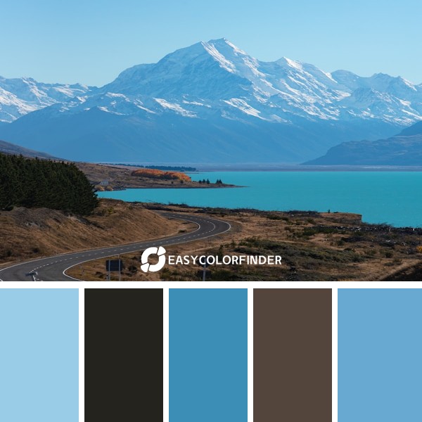 road towards snow cappmountain