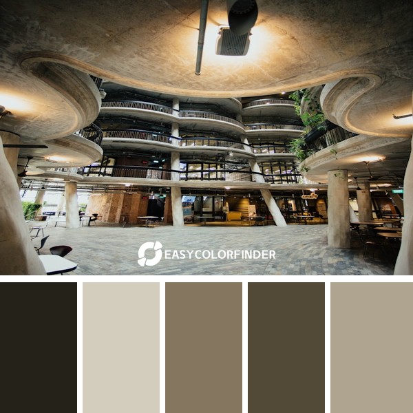 selective photography inside the building