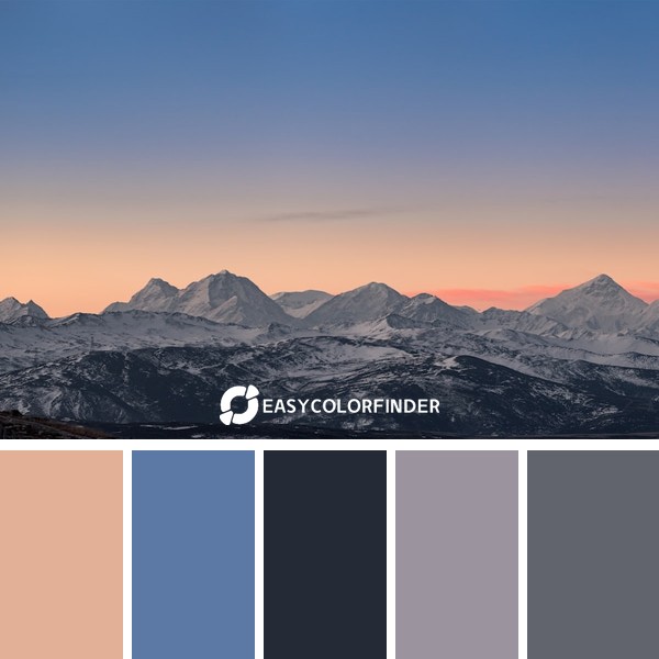 Color Palette 875 | snow covermountains during daytime