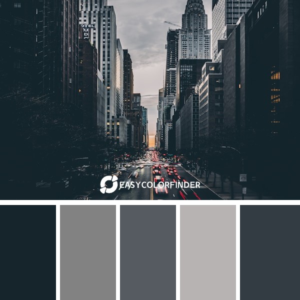 vehicles between buildings