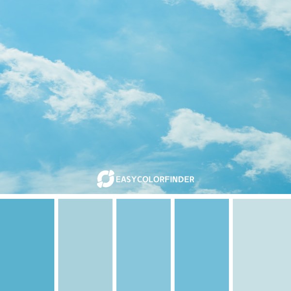 white clouds and blue sky