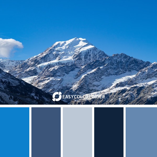 white glacier mountain