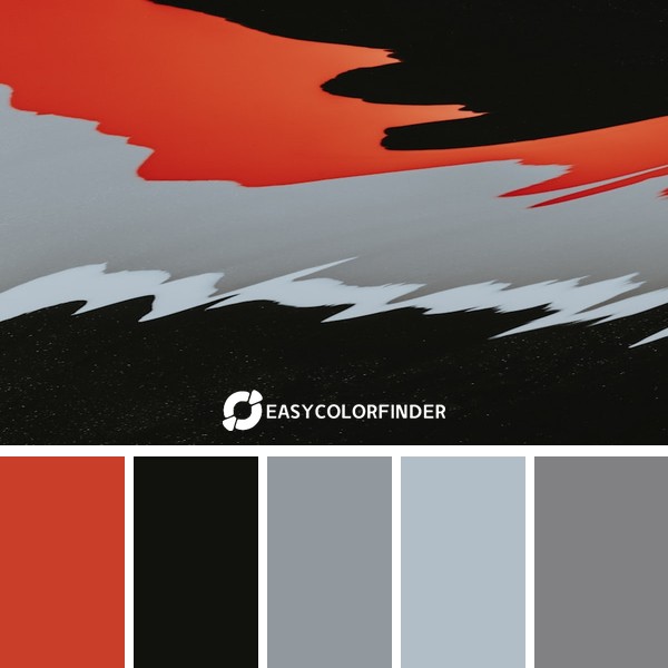 white rand black abstract painting