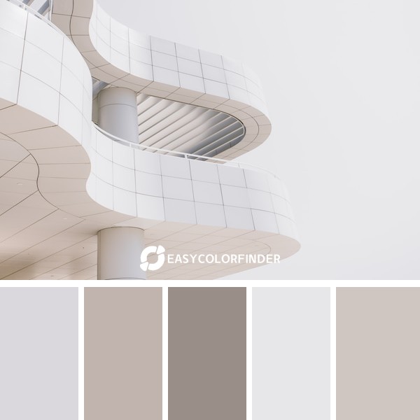 Color Palette 116 | Concrete Building Worms-Eye View Photography